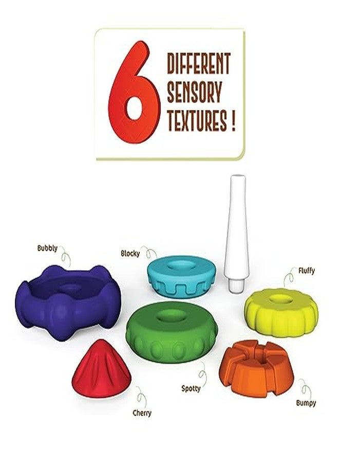 Giggles Funskool Stack A Rocket, Nesting & Stackable Textured Toy for Kids, Encourages Learning & Development, Fun Activity for Babies, Gift Set for Kid, Age 6+ Months - Image 4